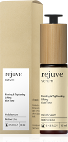 REJUVE SERUM  15 m feszesíti a bőrt (lifting hatás) » revitalizál és kisimíthatja a ráncokat » egységesíti a bőrtónust » egészséges, fiatalos megjelenést kölcsönöz a bőrnek