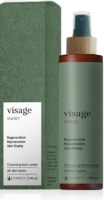VISAGE WATER 140ml DAMASZKUSZI RÓZSÁBÓL NYERT HIDROLÁTUMOT ÉS HARMADKORI TERMÁLVIZET TARTALMAZÓ ÖSSZETÉTEL MEGTISZTÍTJA, TONIZÁLJA ÉS REGENERÁLHATJA AZ ARCBŐRT FELFRISSÍTI AZ ARCBŐRT ÉS VITALITÁST KÖLCSÖNÖZ A SZÁMÁRA BŐRNYUGTATÓ HATÁSÚ TERMÉK